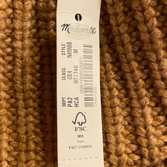 Madewell Tan Cowl Neck Sweater - Picture 8 of 9